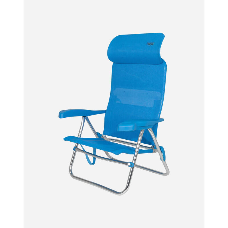 Silla Plegable de Playa y Camping  Crespo AL/205-C - 7 posiciones Azul