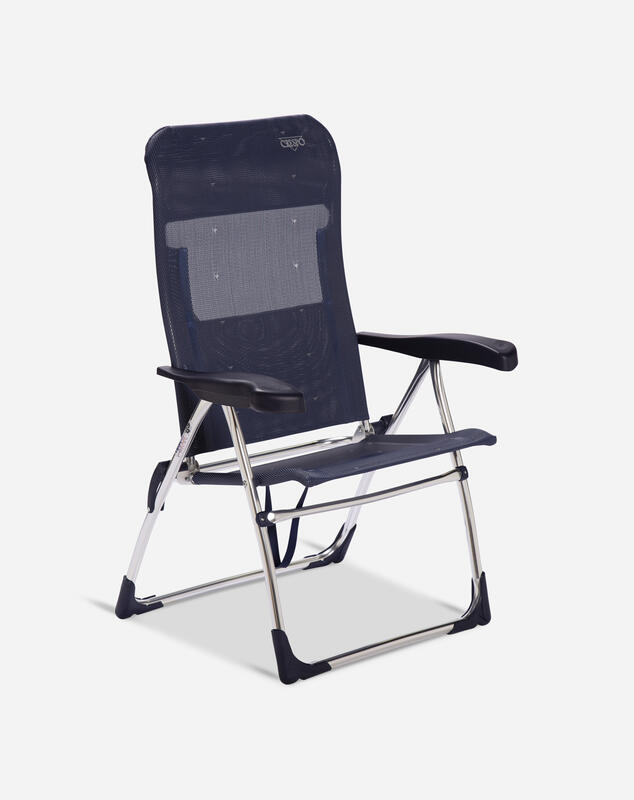 Silla Plegable de Playa y Camping  Crespo AL/206-M - 7 posiciones - Azul Marino
