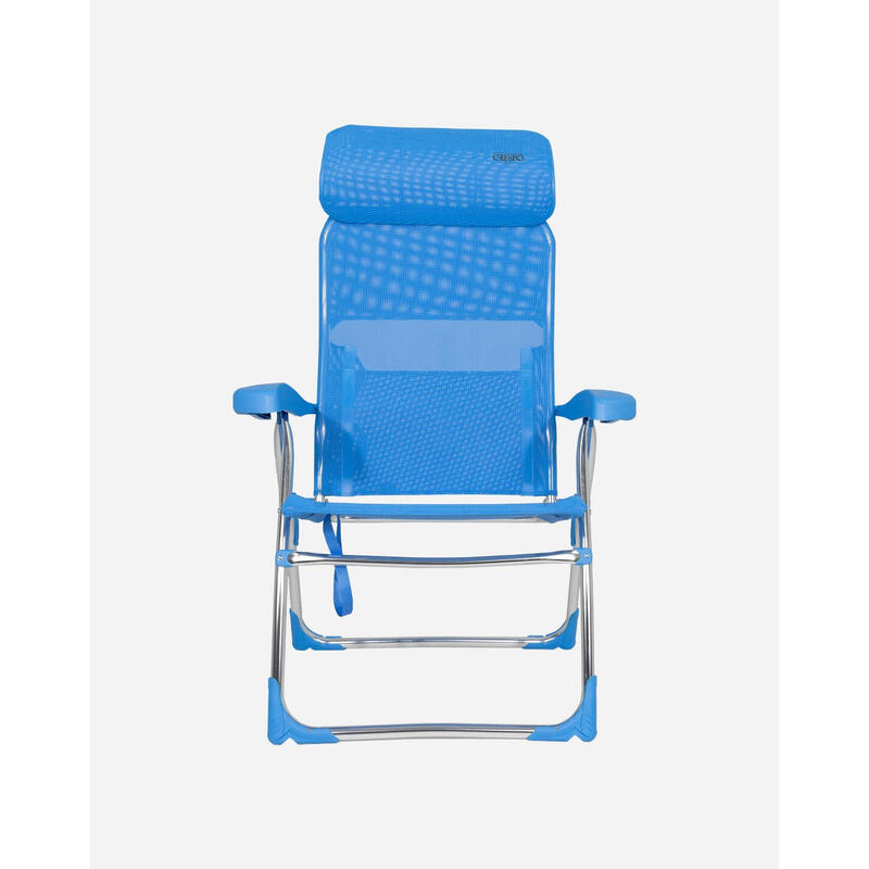 Silla Plegable de Playa y Camping  Crespo AL/206-C - 7 posiciones Azul