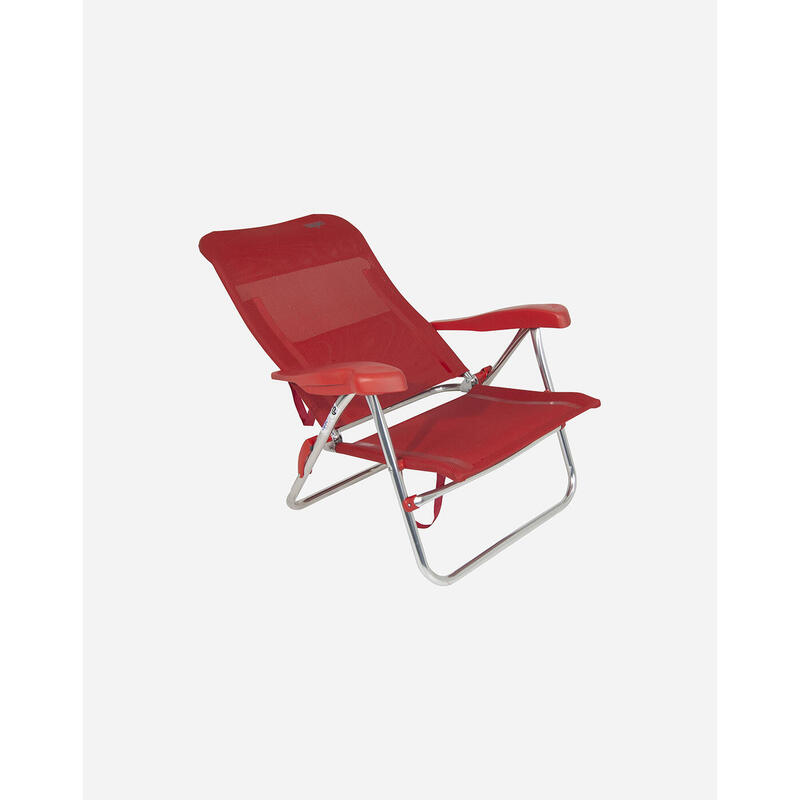 Silla Plegable de Playa y Camping  Crespo AL/205-M - 7 posiciones - Rojo