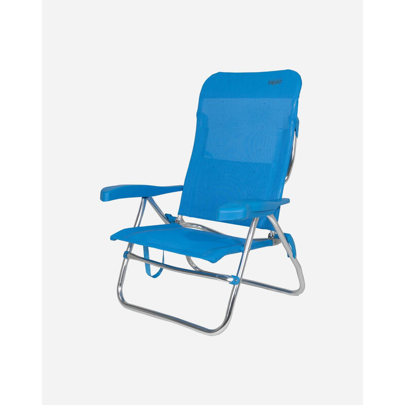 Silla Plegable de Playa y Camping  Crespo AL/223-M - 7 posiciones - Azul