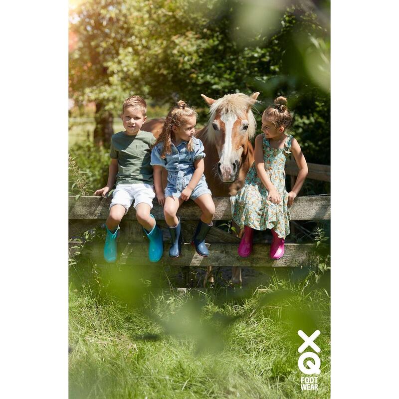 XQ - Regenlaarzen Kinderen - Unicorn - Roze - Regenlaarzen meisjes