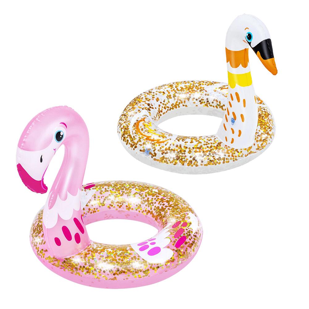 BESTWAY Nafukovací kruh 61 x 61 cm - plameňák, labuť