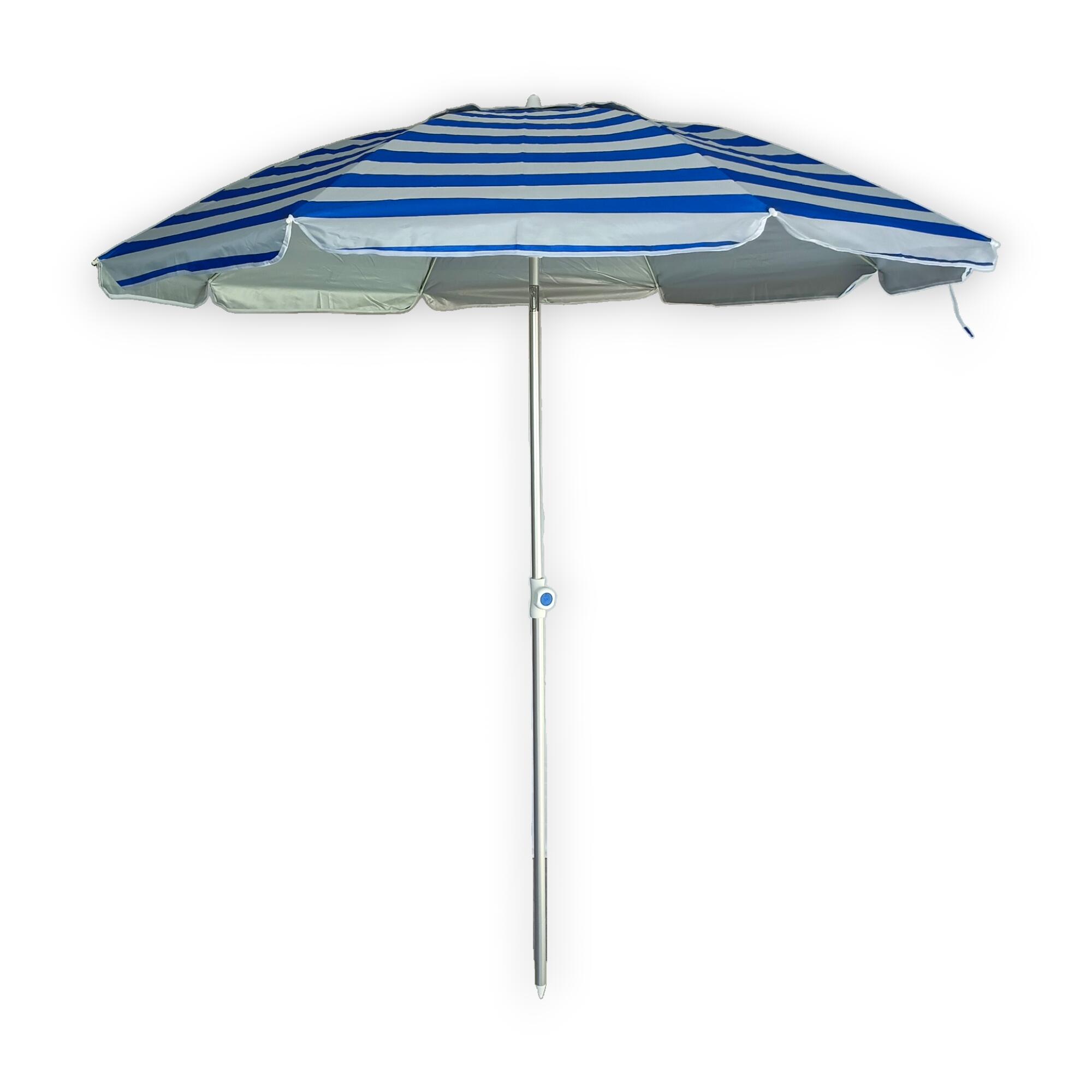 Sombrilla Pincho 180cm Aluminio UPF50+ Javea Azul 2/5