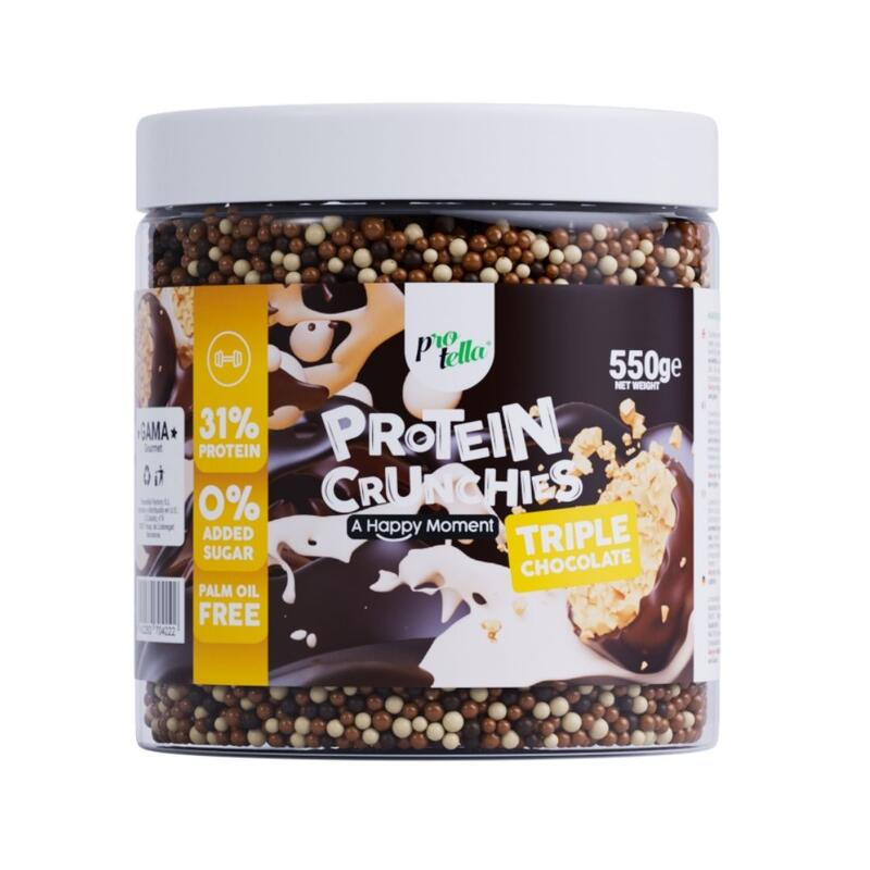 Protein Crunchies Triple Chocolate 550g Protella