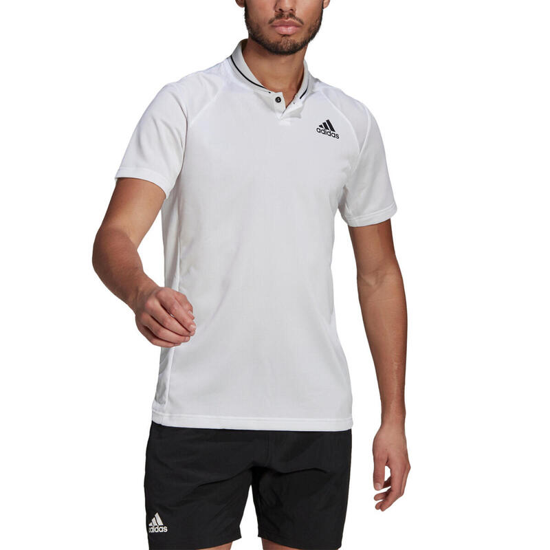 Póló adidas Club Rib Tennis Polo, Fehér, Férfiak