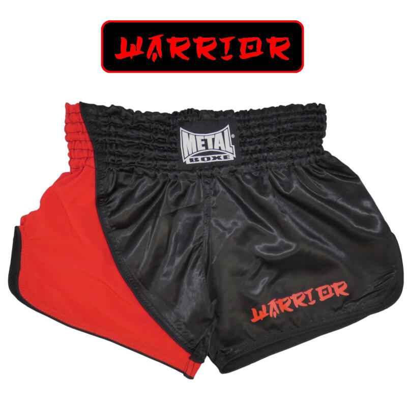 Metal Boxe Calção Curto Kickboxing Preto da Decathlon