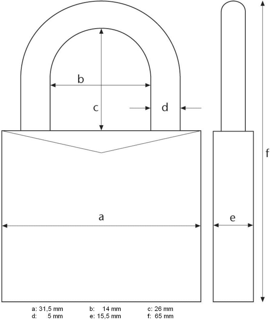 ABUS Cadenas antivol à combinaison 3 Chiffres - 145 / 30 mm 2/5