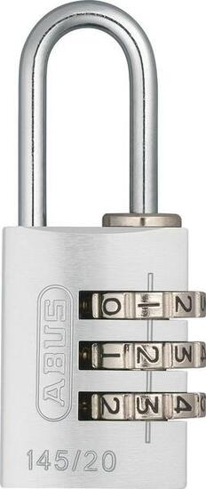 ABUS Cadenas antivol à combinaison 3 Chiffres - 145 / 20 mm