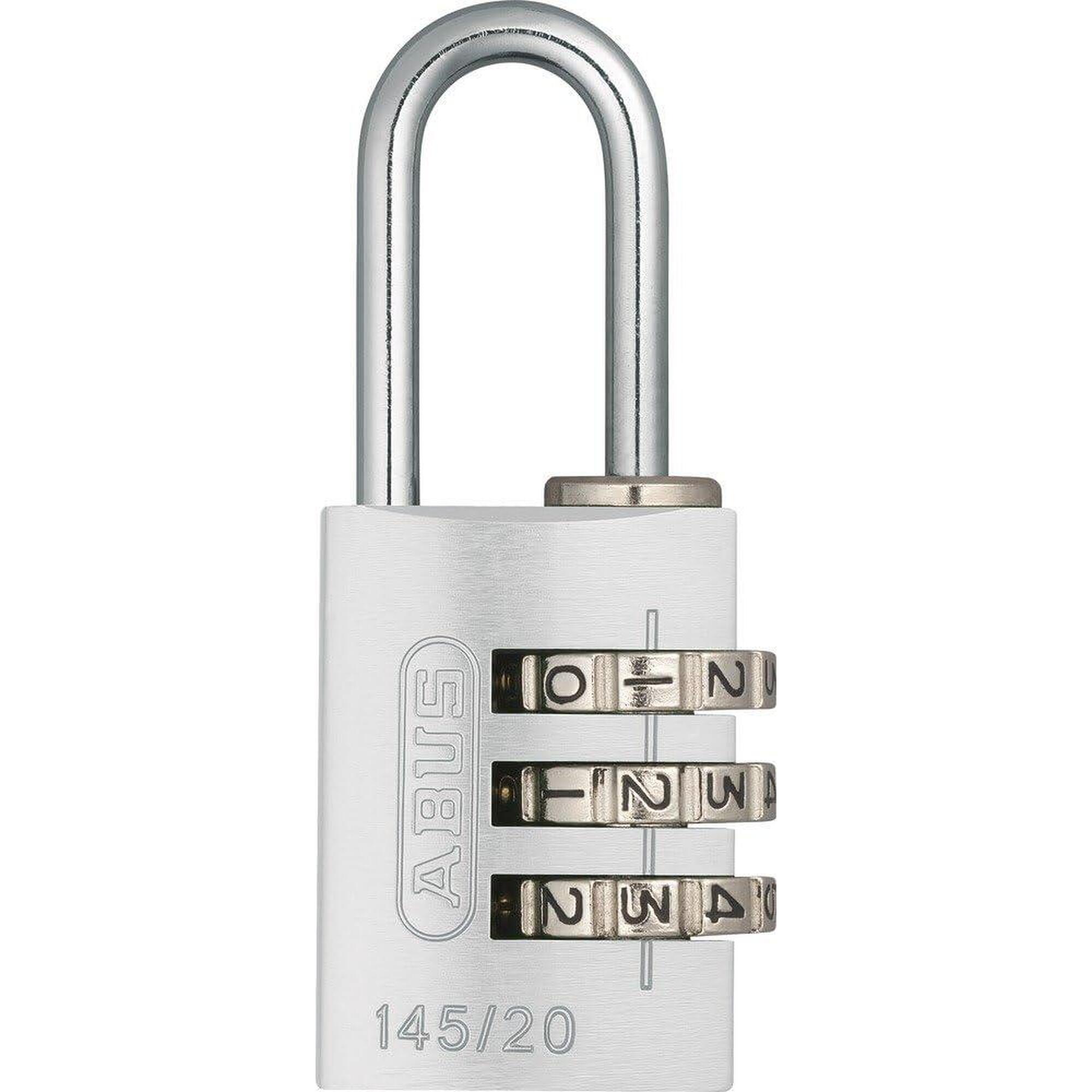 Abus - Abus Cadenas Antivol À Combinaison 3 Chiffres - 145 / 20 Mm - Cadenas - Gris - Taille Unique - Decathlon