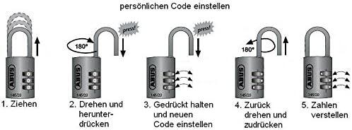 ABUS Cadenas antivol à combinaison 3 Chiffres - 145 / 20 mm 3/6