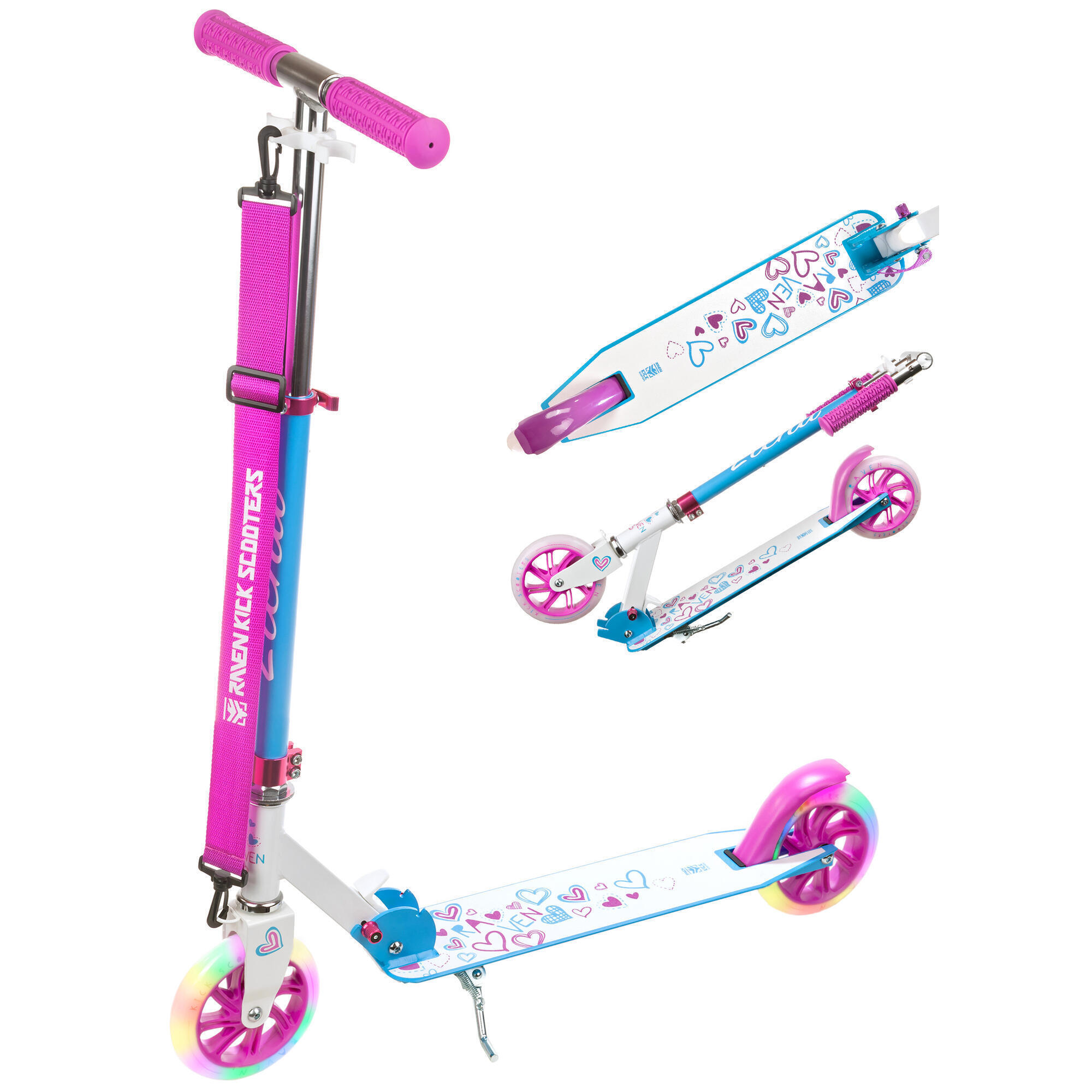 Trotinete dobrável raven elena rodas de 145 mm