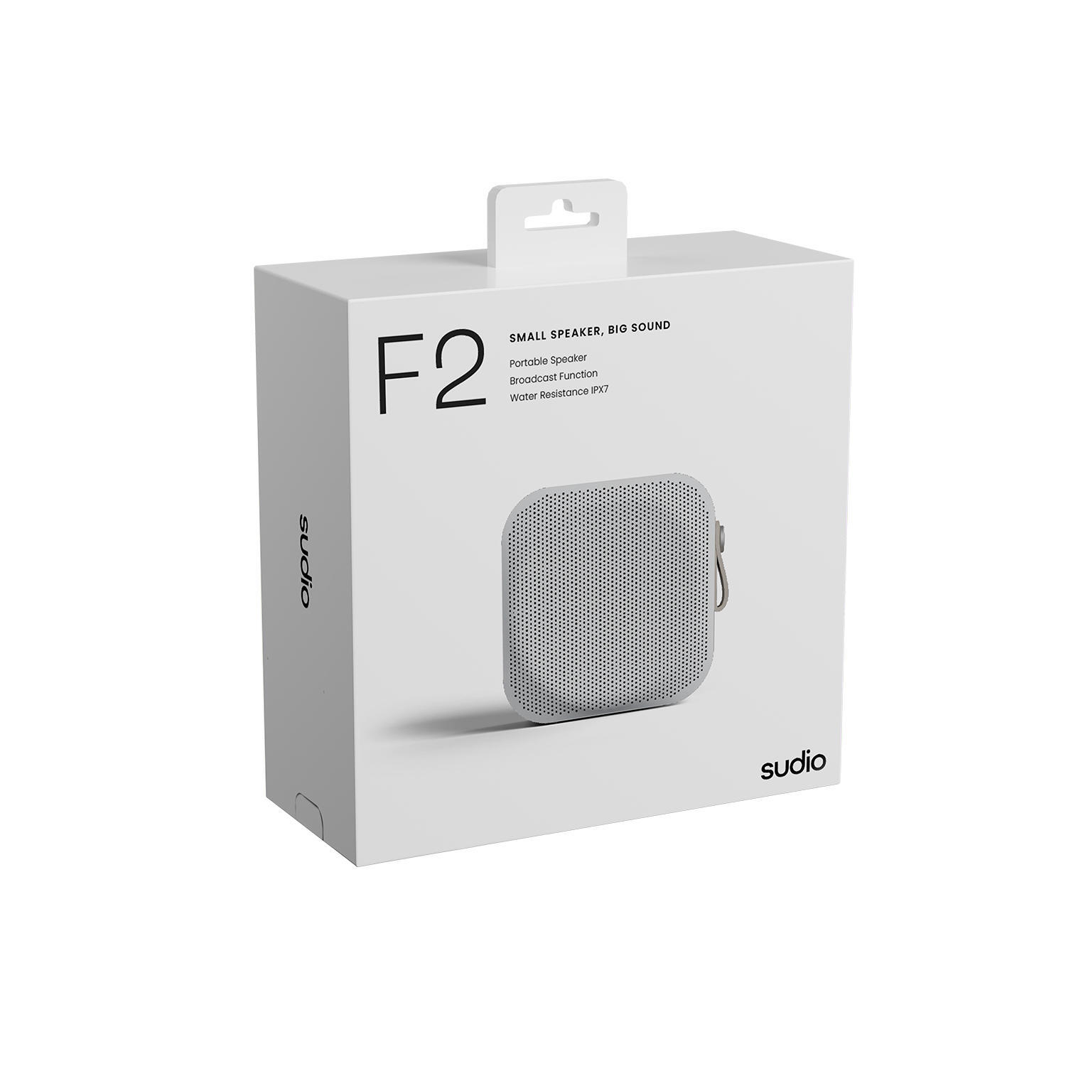 Coluna de som Sudio F2 branco 5/7