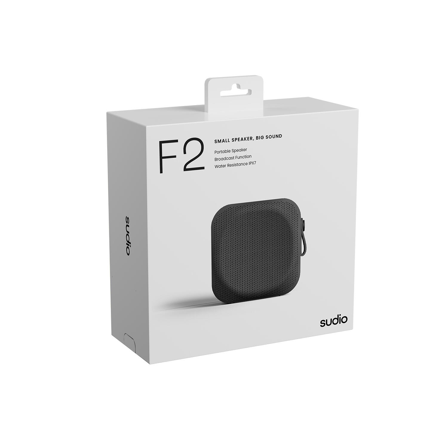 Coluna de som Sudio F2 preto 5/7