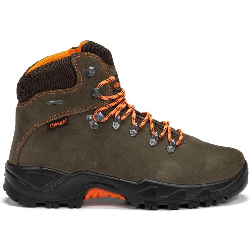 Comprar botas de caza de piel verde/naranja Chiruca para hombre