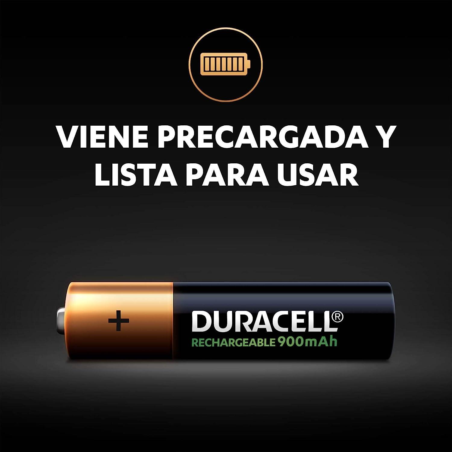 Duracell Batterie wiederaufladbar AAA / HR03 NimH 1,2V 750 mAh (4 Stück) 3/6