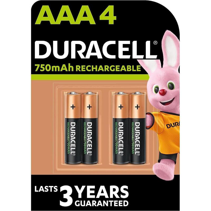 Bateria recarregável AAA / HR03 NIMH 1.2V - 750 MAH