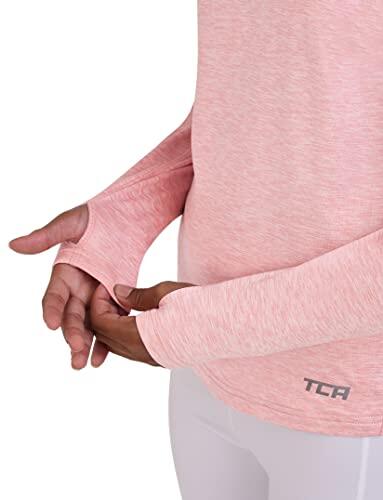 Girls' Thermal Funnel Neck Top - Silver Pink Marl 4/5