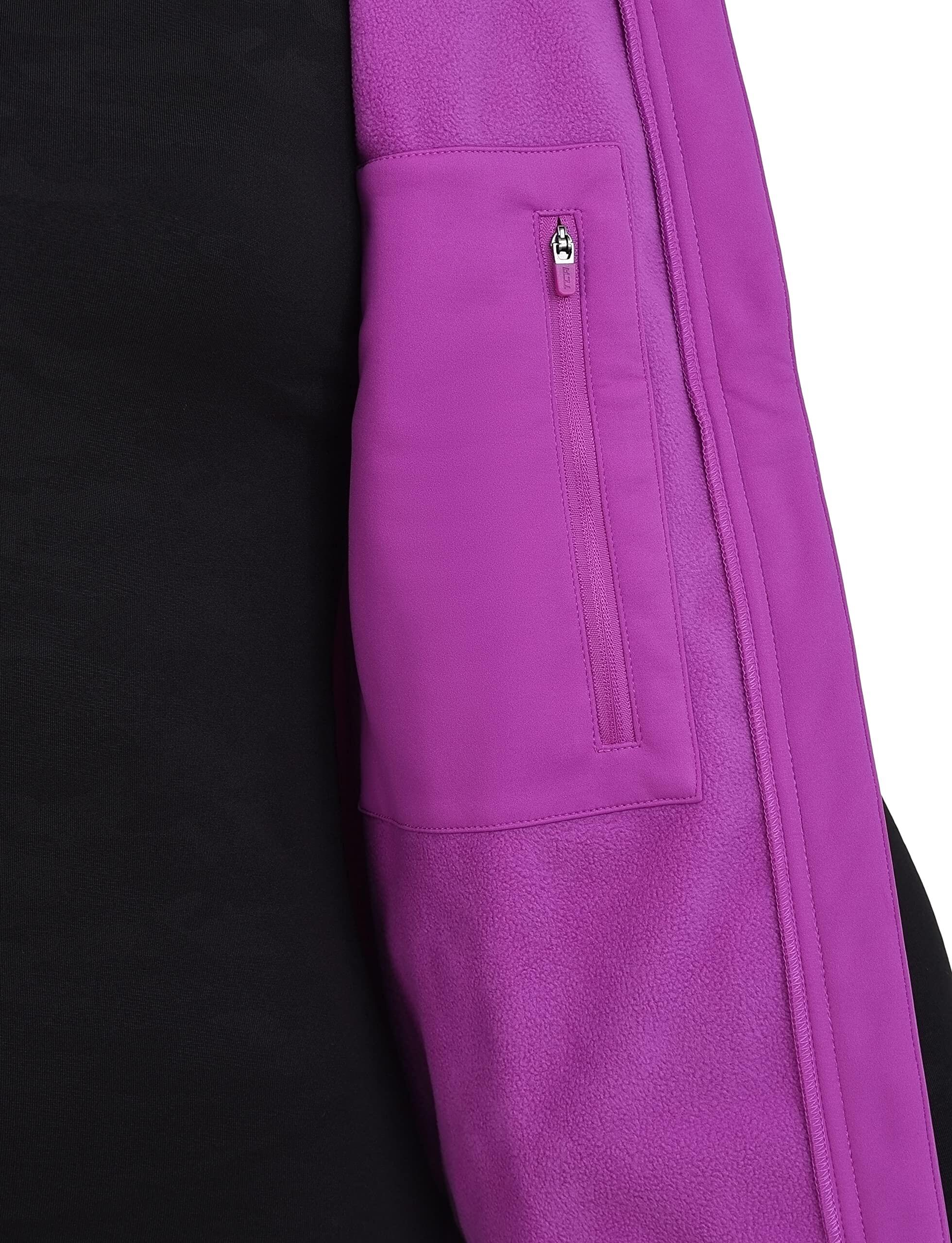 Women's Wind Proof Gilet with Zip Pockets - Neon Fuchsia 4/5