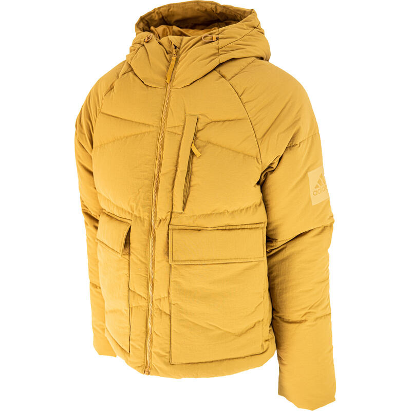 Geaca barbati adidas Big Baffle Down Jacket, Maro