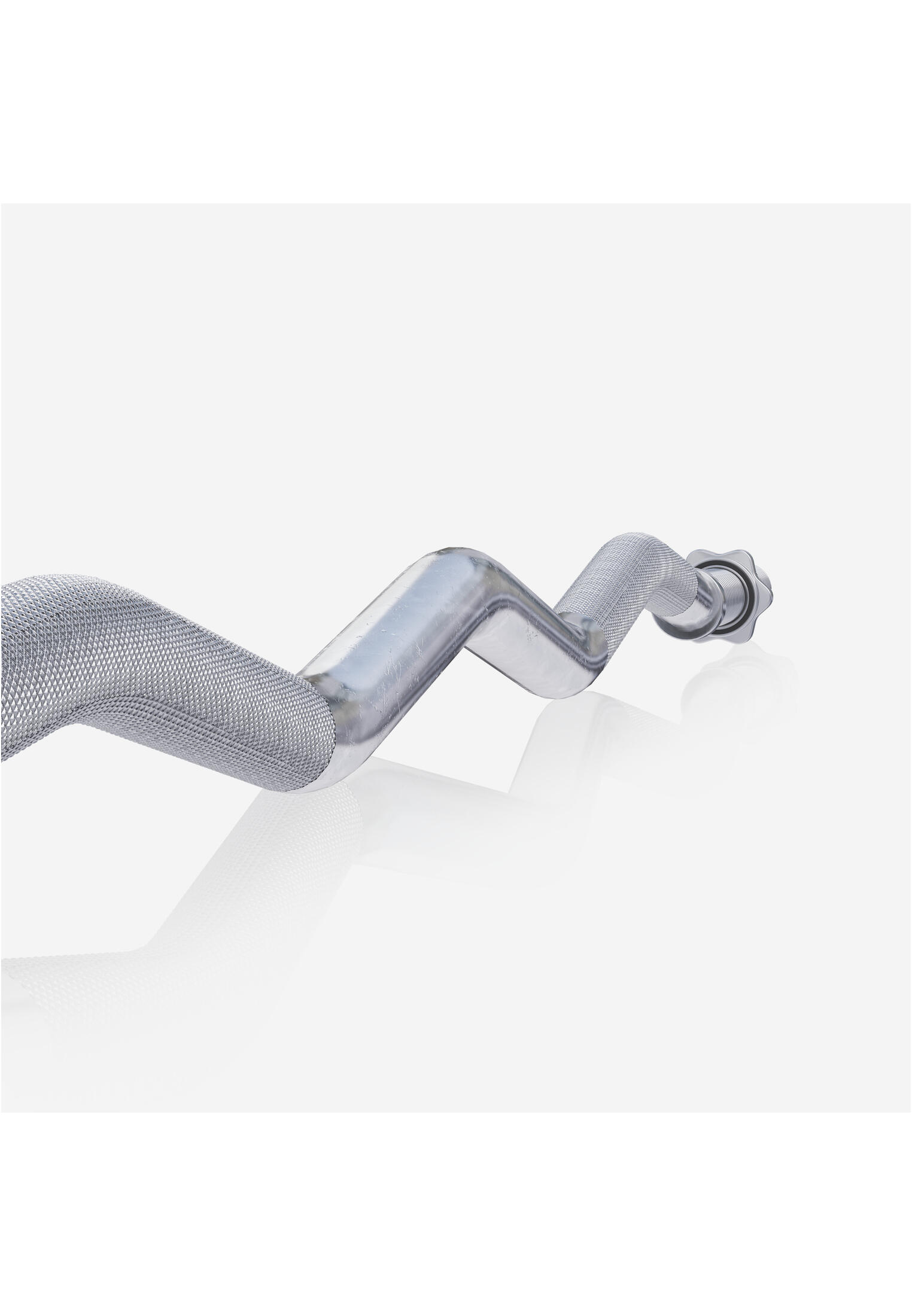 SET D'HALTÈRES DE 68KG AVEC DISQUES CHROMÉS + BARRE CURL 120CM | MUSCULATION 7/7