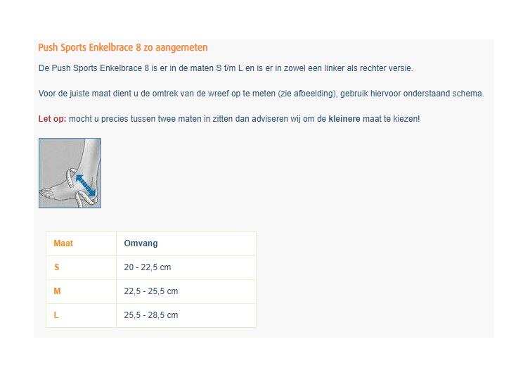 Push Sports Enkelbrace 8 5/5