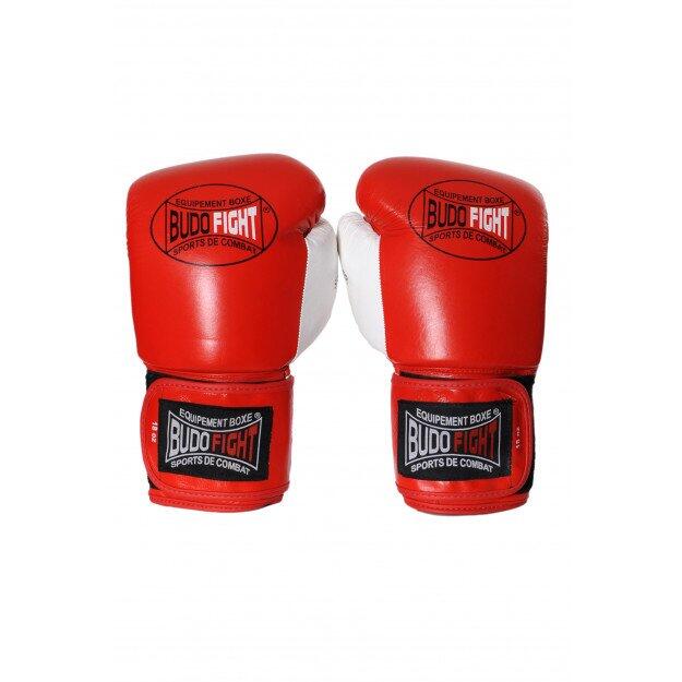 Guanti da boxe Spider Sparring in pelle rossa 2/3
