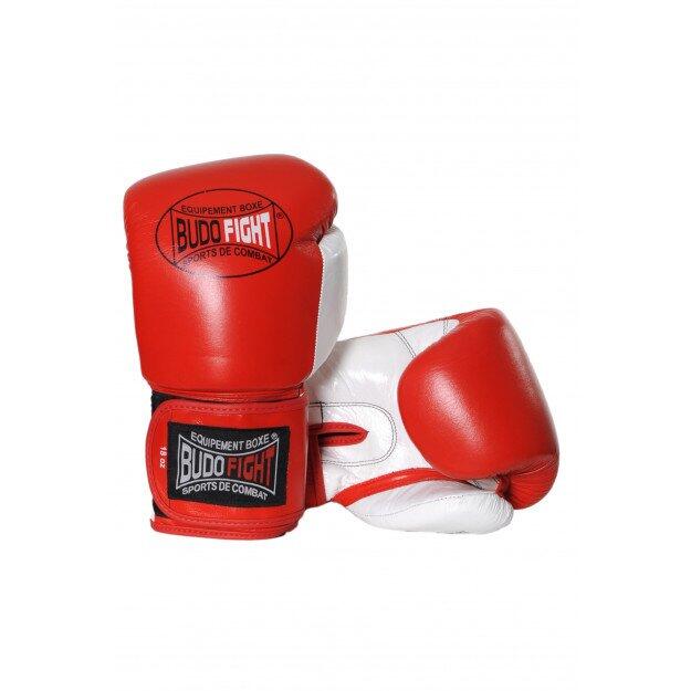 Guanti da boxe Spider Sparring in pelle rossa 3/3
