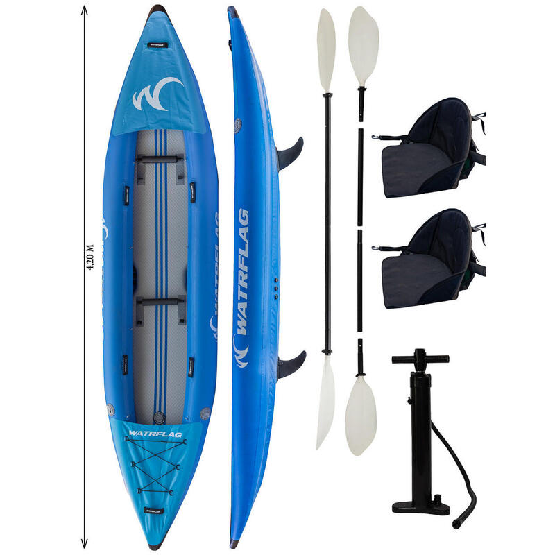 Kayak gonflable dropststitch Tandem Touring 420 SET