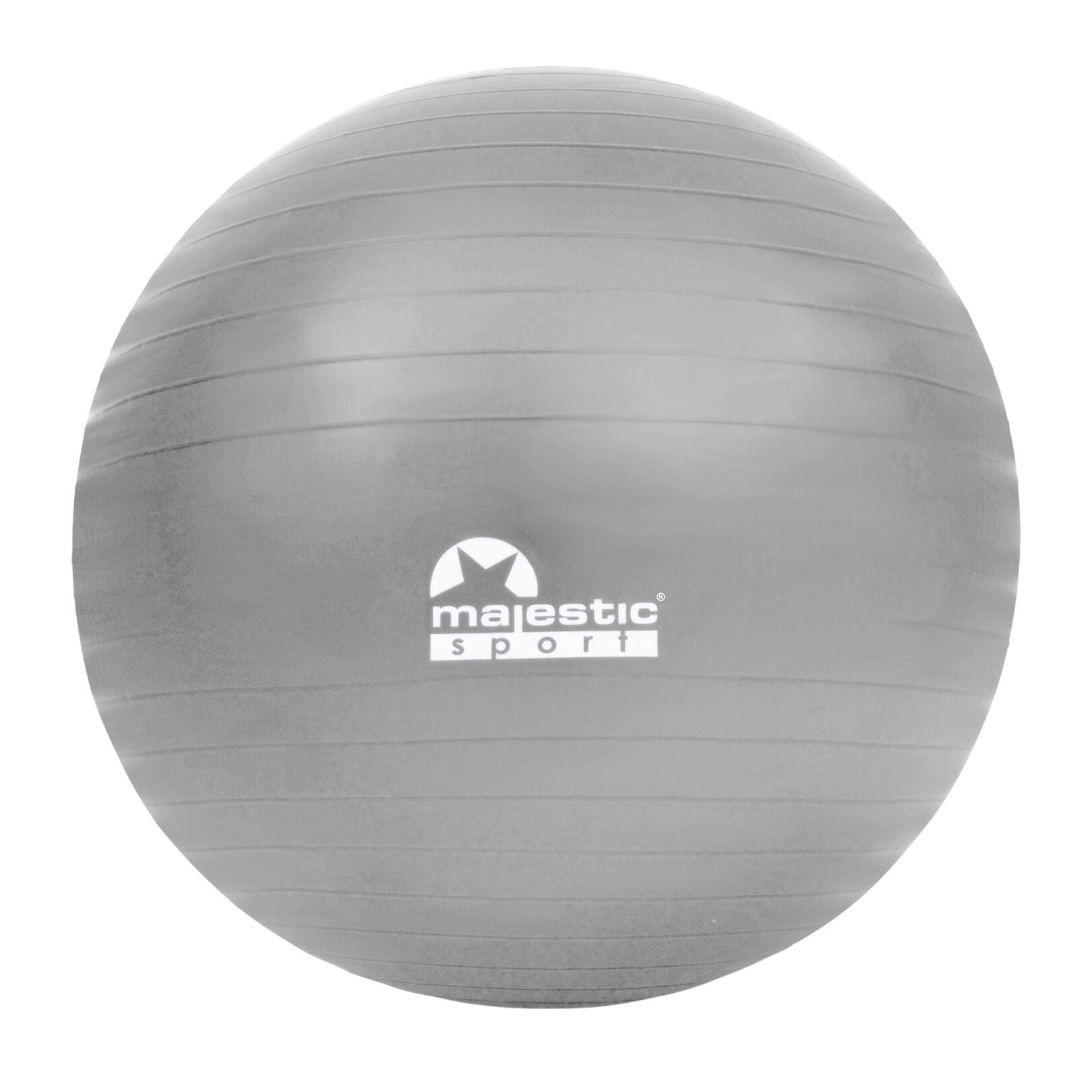 Piłka gimnastyczna Majestic Sport 75 cm z pompką 2/3