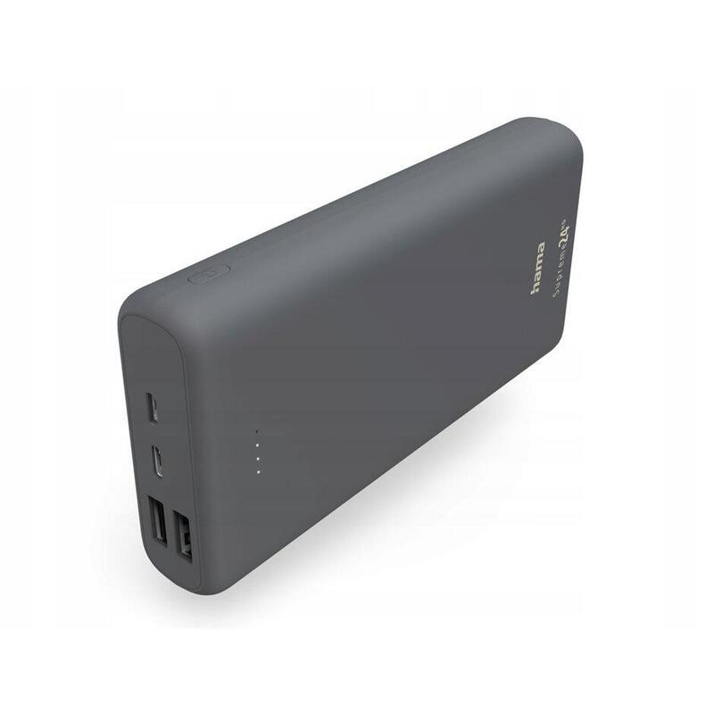 Powerbank Hama 24000mAh 2 x USB-A, USB-C, 3 złącza