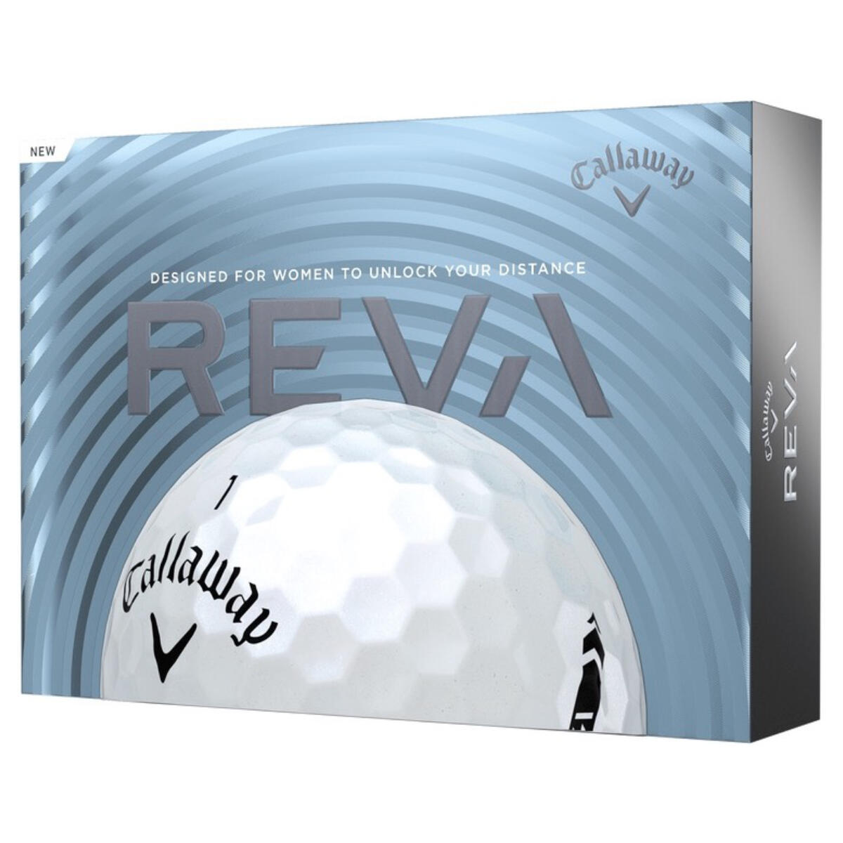 CALLAWAY Bola de golfe branca feminina CALLAWAY REVA
