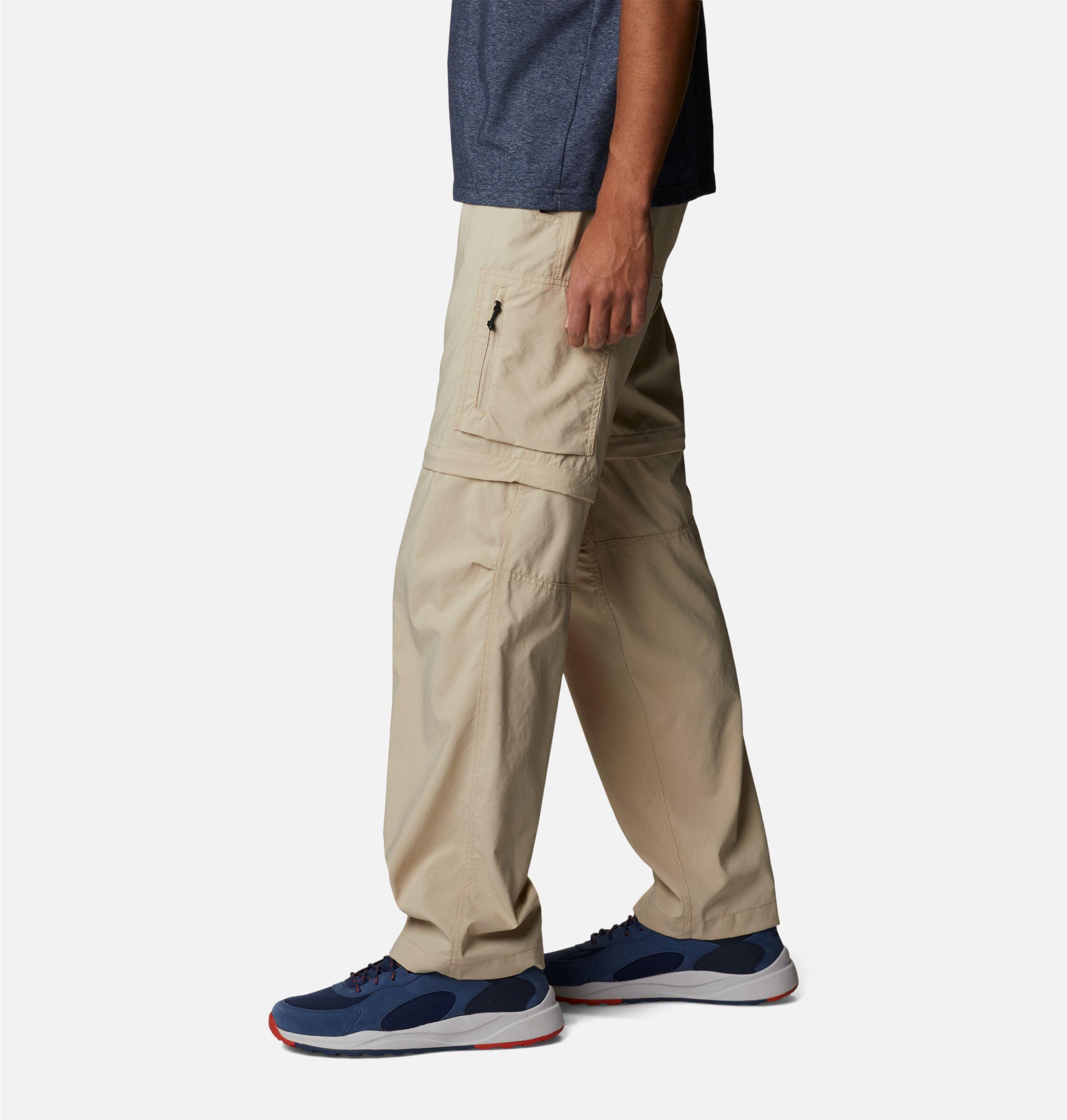 Pantalones de senderismo para hombre Columbia Silver ridge™ beige convertible 3/7