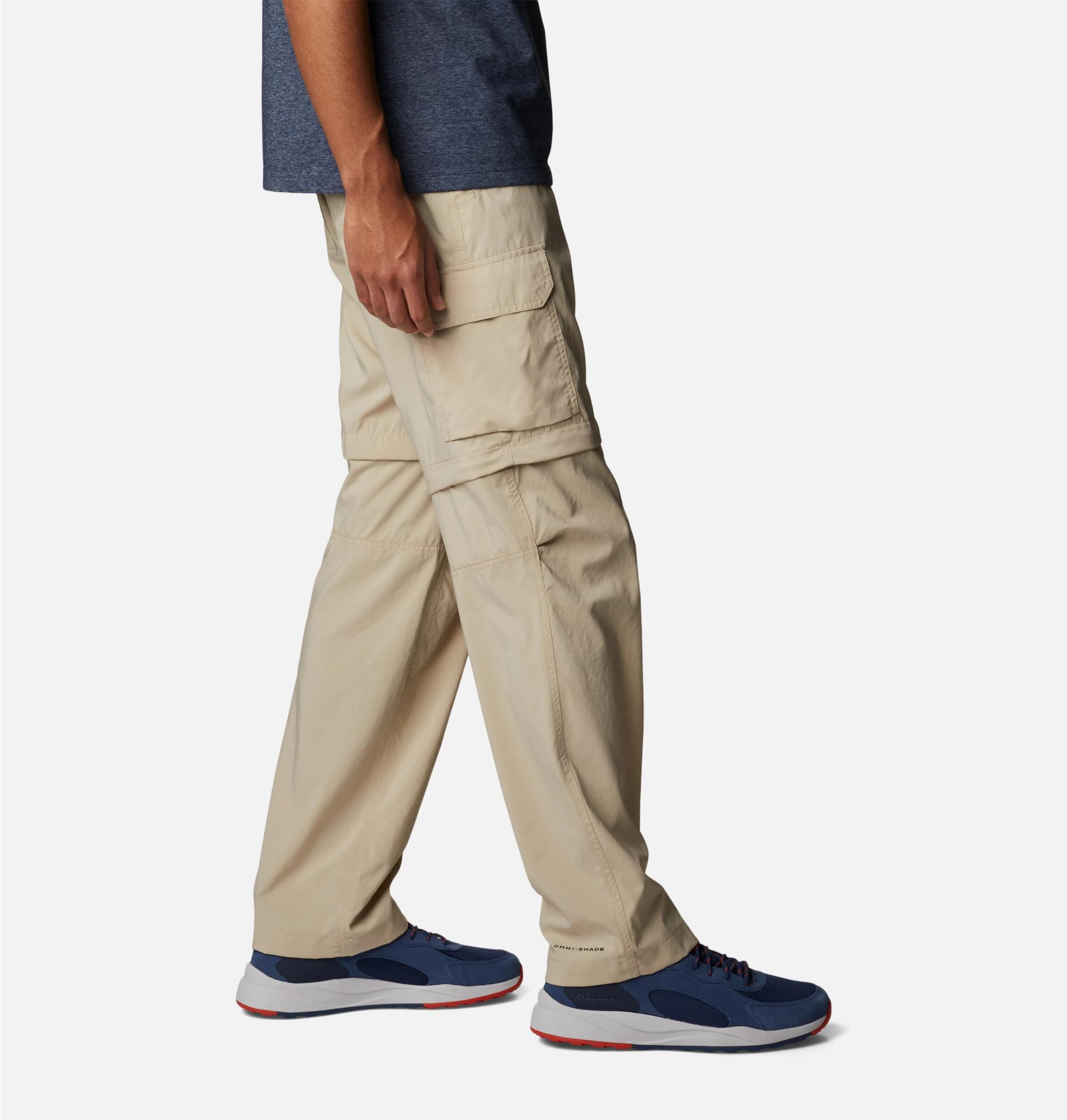 Pantalones de senderismo para hombre Columbia Silver ridge™ beige convertible 6/7