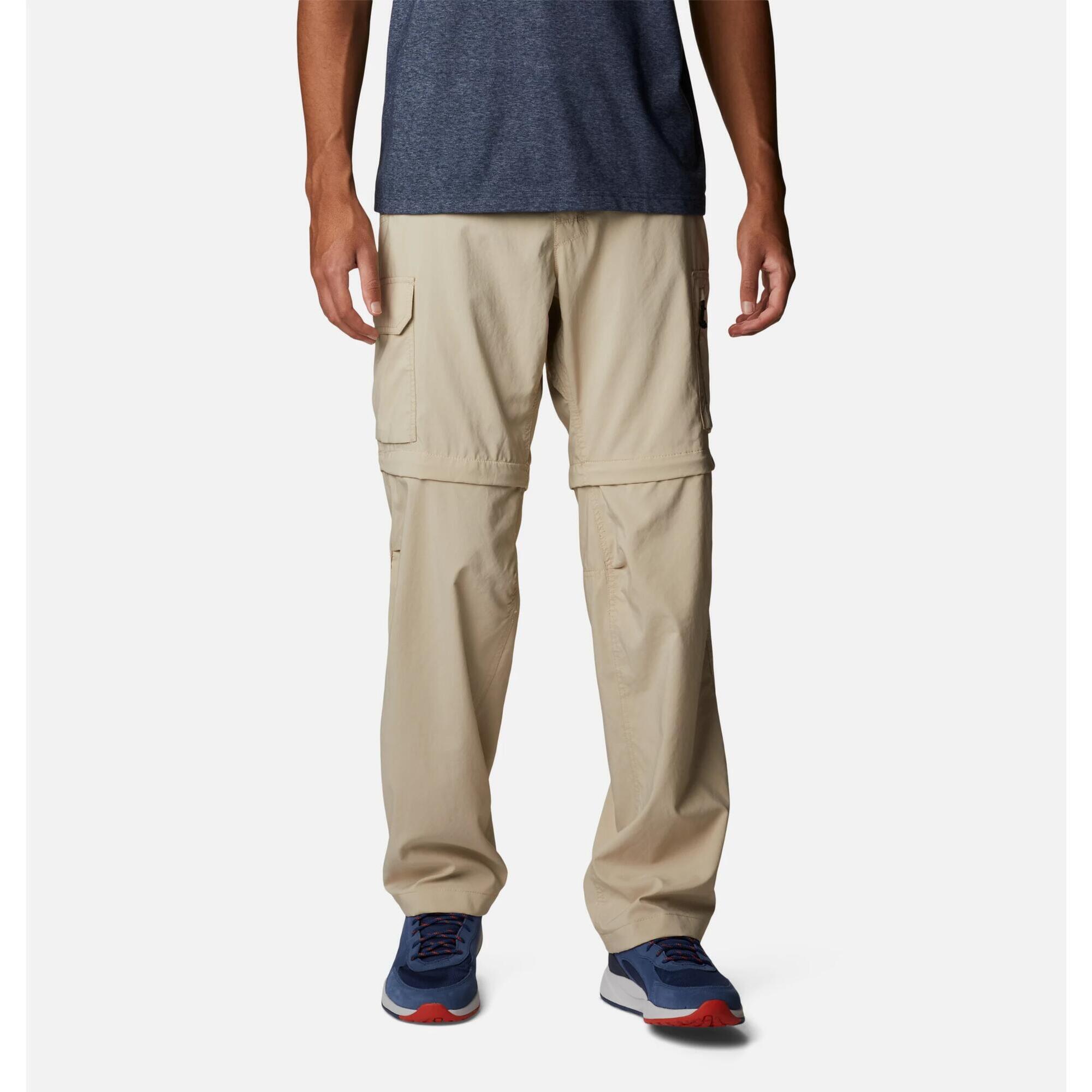 COLUMBIA Pantalones de senderismo para hombre Columbia Silver ridge™ beige convertible