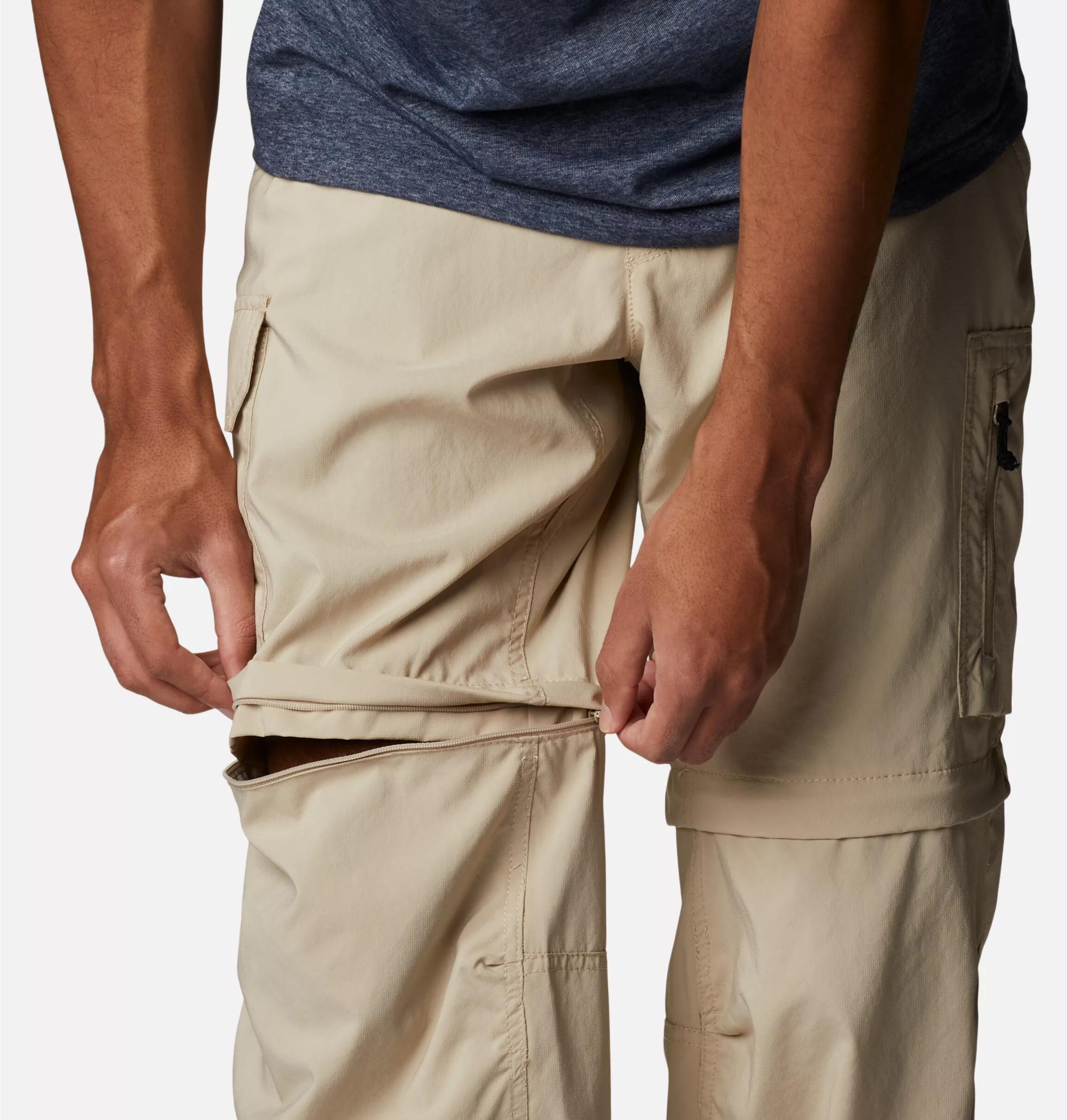 Pantalones de senderismo para hombre Columbia Silver ridge™ beige convertible 2/7