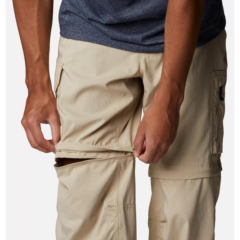 Pantalones de senderismo para hombre Columbia Silver ridge™ beige convertible