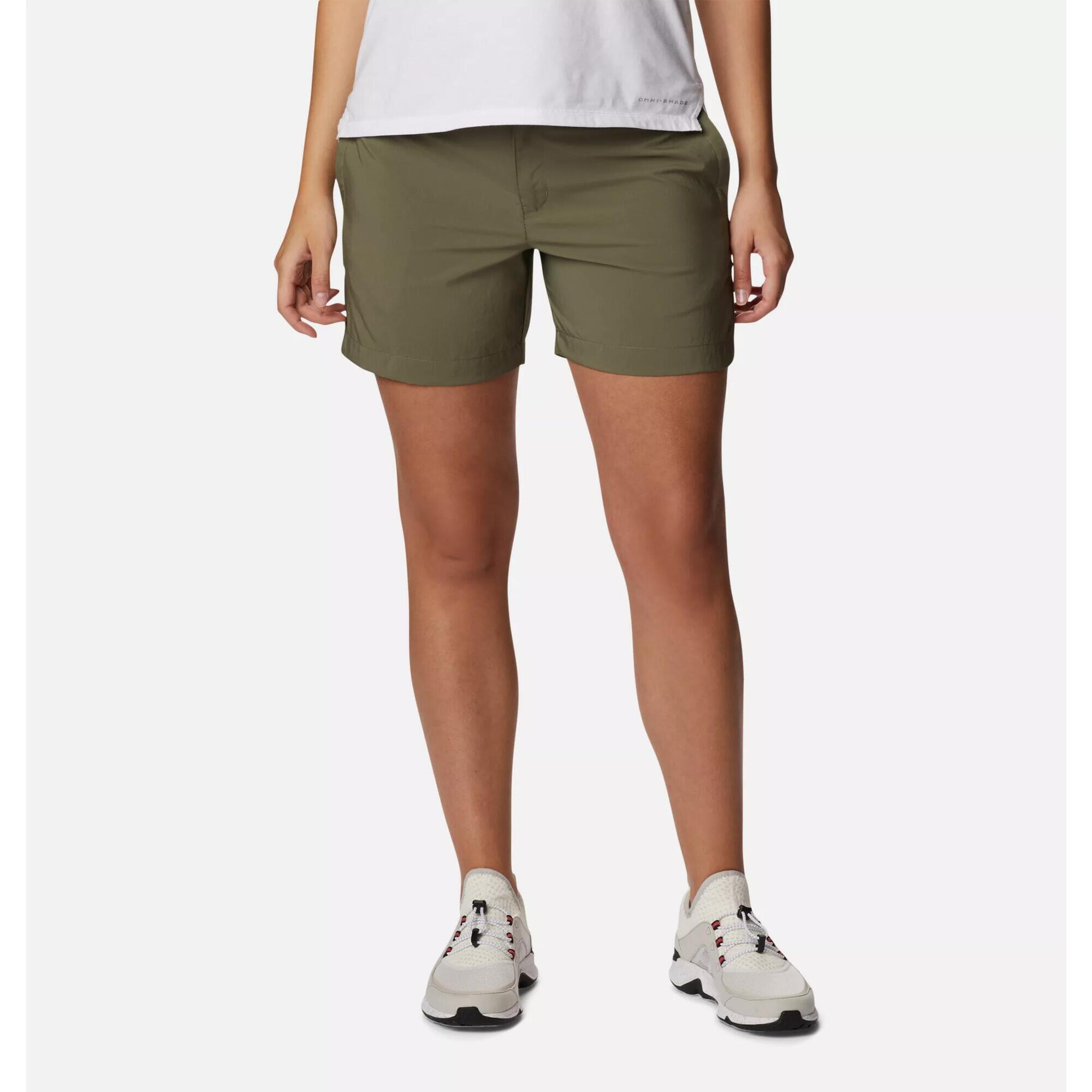 Columbia - Short De Randonnée Femme Silver Ridge Utility - Short - Vert - Decathlon