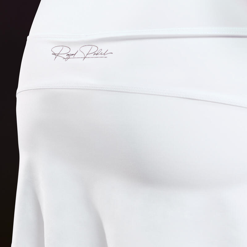 Falda de pádel mujer Royal Padel Blanco