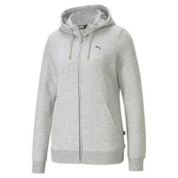 Sweatshirt à capuche zippé petit logo femme Puma