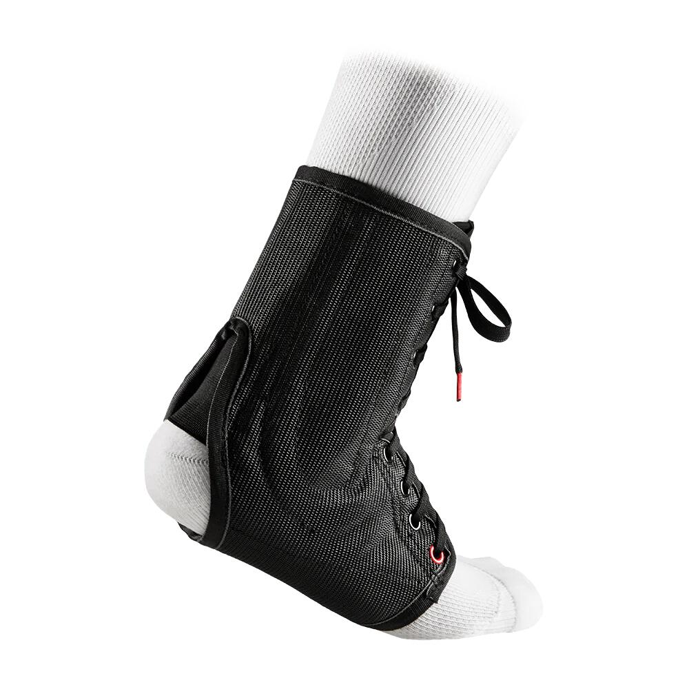 Chevillère à lacets McDavid avec baleines à ressort noir 3/3