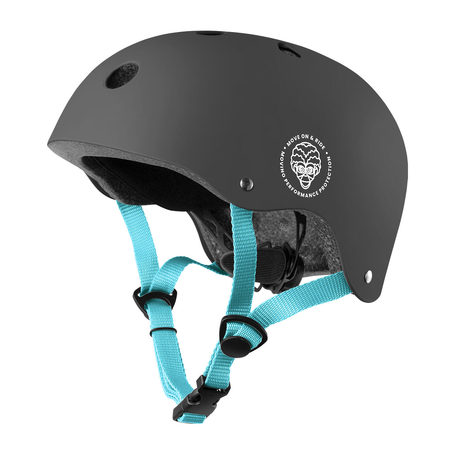 Movino - Casque De Vélo Pour Enfants - Movino - Casque - Gris - 40 M - Decathlon