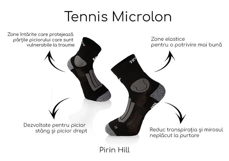 Chaussettes de tennis Microlon 2/3
