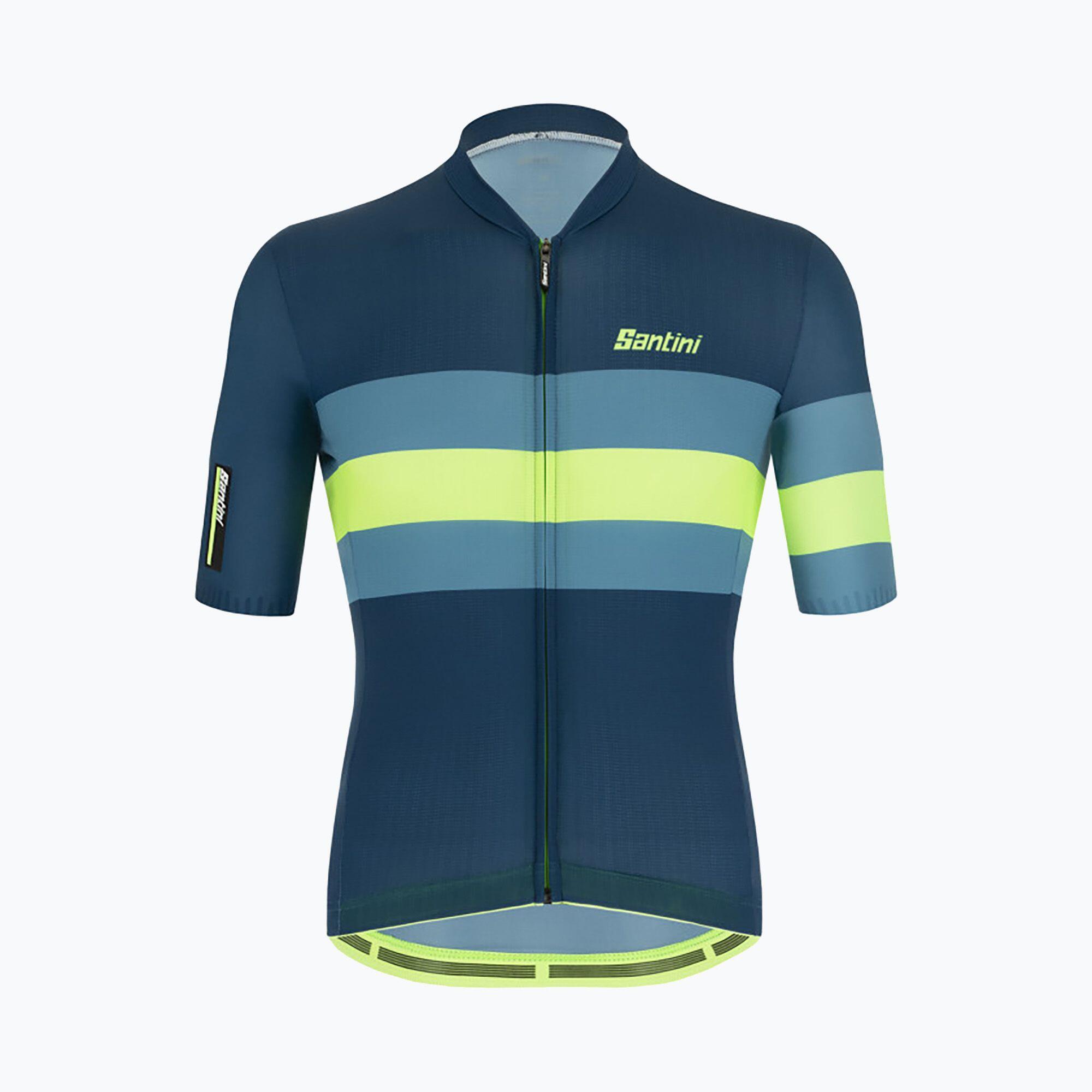 Santini Sleek Bengal herenfietsshirt 4/4