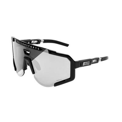 Scicon Aeroscope Occhiale Sportivo (Nero Lucido/Fotocromatico)