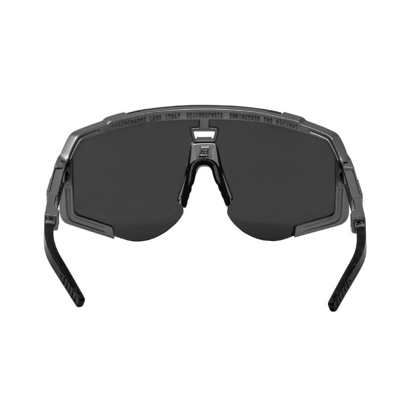 Scicon Aeroscope Lunettes de Sports (Gris Anthracite/Rouge Miroir)