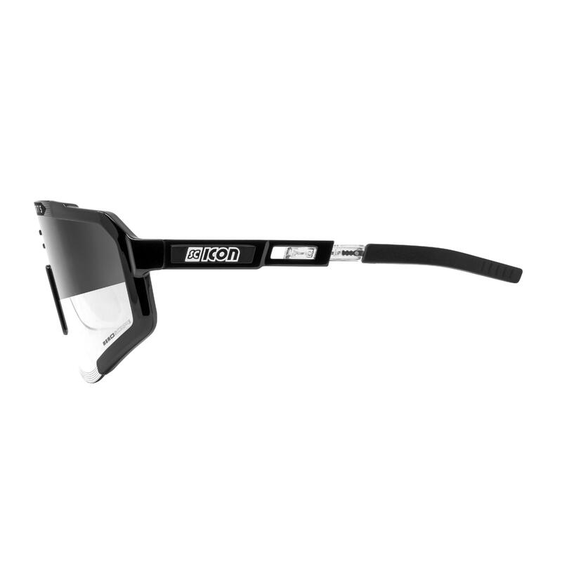 Scicon Aeroscope Lunettes de Sports (Noir Brillant/Photochromique)