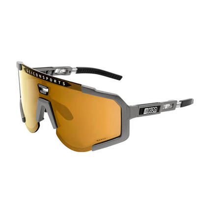 Scicon Aeroscope Lunettes de Sports (Gris Anthracite/Bronze Miroir)