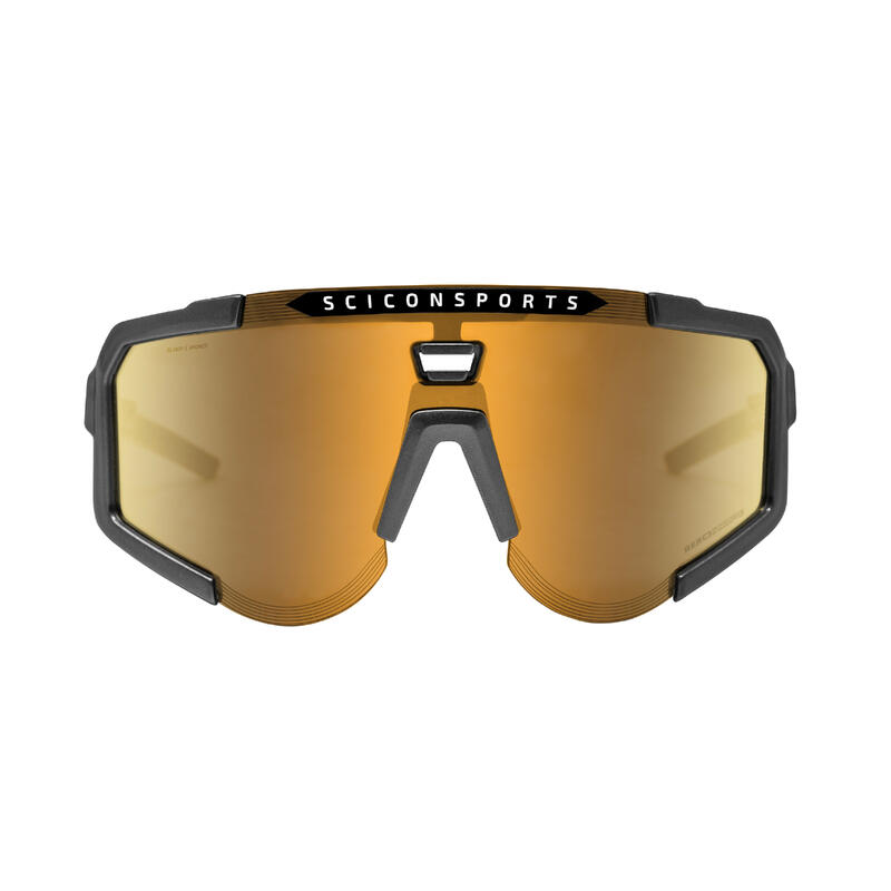 Scicon Aeroscope Lunettes de Sports (Gris Anthracite/Bronze Miroir)