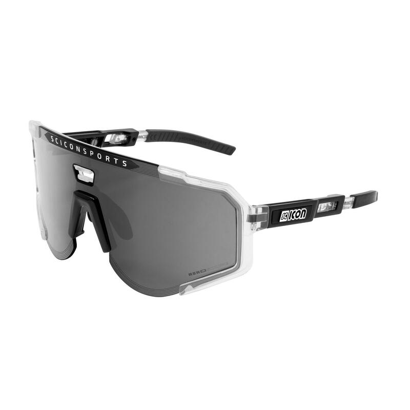 Scicon Aeroscope Lunettes de Sports (Cristal Brillant/Gris Miroir)